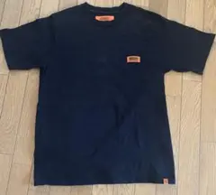 ユニバーサルオーバーオール Tシャツ BEAMS 別注 ワッペン ブラック L