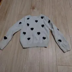 H&M ハート柄セーター 110/116