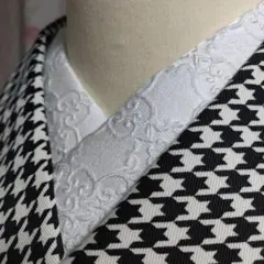 ふくれ織の半衿　ゴシックホワイト