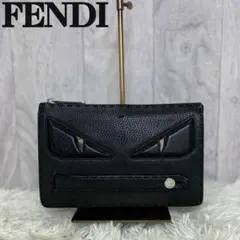 定価222200円♡極美品♡FENDI バグズアイ モンスター クラッチバッグ