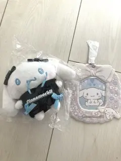 Happyくじ シナモロール ぬいぐるみチャームチョコスナックアンドカードホルダ