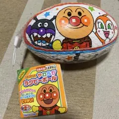 やわらかラグビーボール アンパンマン