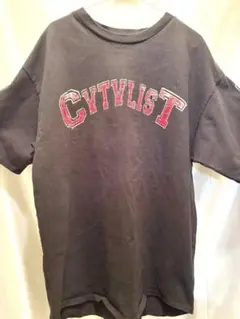 【ランクB】CVTVLIST カレッジ Tシャツ 約M～Lサイズ