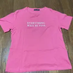 ピンク Tシャツ Lサイズ