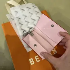 BEAMS ピンク キーケース 新品