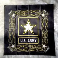 ✨新品未使用✨使いやすいブラック★アメリカ軍★バンダナ★54cm★US Army