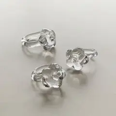 【お正月割引中!】ガラスのフラワーリング