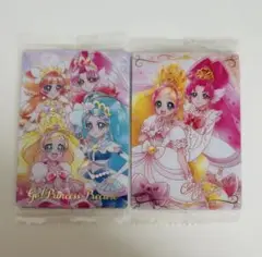 Go！プリンセスプリキュア　ウエハースカード　2枚セット　集合