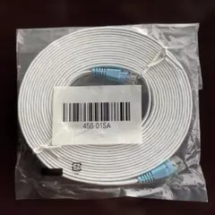 未開封LANケーブル CAT5e フラット 4.5m ROHS準拠 RJ45