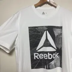 【Reebok】 ロゴプリント Tシャツ Lサイズ　 SPEED WICK 美品