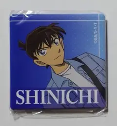 名探偵コナンランド　オリジナル缶バッジガチャ　工藤新一