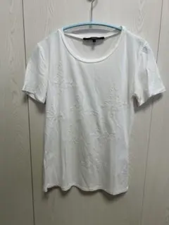 Max Mara 蝶の刺繍 ホワイトTシャツ S