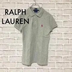 【RALPH LAUREN】ラルフローレン (XS)ポロシャツ 刺繍 伸縮性