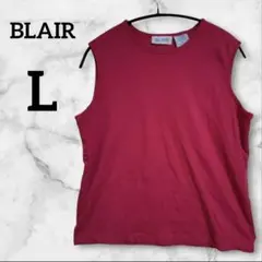 BLAIR【L】 ノースリーブ トップス レッド　赤