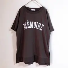 【a.v.v】（S）ロゴプリント半袖カットソー/Tシャツ/カジュアル/着回し