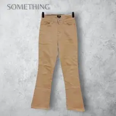 【SOMETHING サムシング】　ストレッチフレアパンツ　VIENUSJEAN
