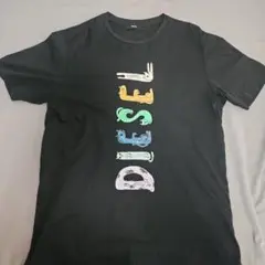 DIESEL 動物イラスト Tシャツ ブラック