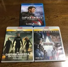 キャプテンアメリカのセットです。 DVD❤️吹き替えあり！！
