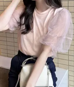 RANAN チュールTシャツ