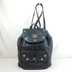 MCM エムシーエム レザー リュックサック バックパック ブラック ブランド