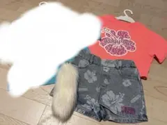 コギャル 半袖 Tシャツ デニムショーパン 120cm