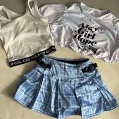 ALGY GIRL セパレート水着セット　130 3点セット