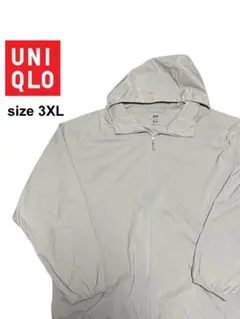 ★美品★UNIQLO★ポケッタブルUVカットパーカ★NANODESIGN★3XL