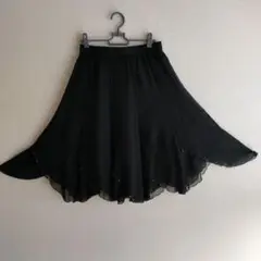 社交ダンス　ユーナの黒のスカート