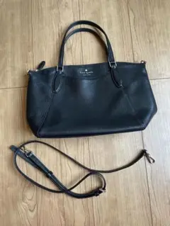 Kate Spade ブラックショルダーバッグ