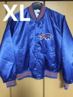 NFL バッファロー・ビルズ ナイロンサテンスタジャン chalkline