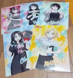 バンドリ！10周年記念クリアファイル5枚セット