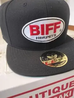 新品　BIFFキャップ　野性爆弾くっきー ぶてぃっく紫歯茎 みなみかわ