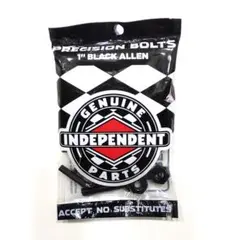 INDEPENDENT 1inch ALLEN BLACK ビス 六角