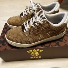 ◆激レア coach BAPE コーチ エイプ コラボ スニーカー 27 APE