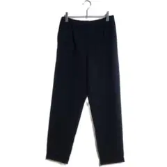 アデイインザライフ テーパードパンツ スラックス 黒 M カジュアル おでかけ