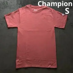 【Champion】半袖　Tシャツ　ワインレッド　メンズ　Sサイズ　シンプル