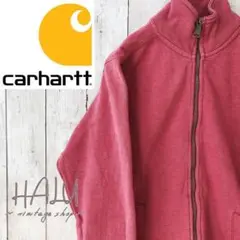 Carhartt フルジップトレーナーパーカー ピンク レア カーハート