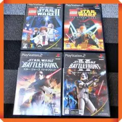 PS2ソフト【アクション★動作確認済】スターウォーズ４本セット
