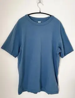 UNIQLO Tシャツ　メンズ　ブルーサイズL 古着