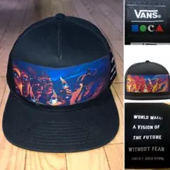 レア❗️Vans × Moca コラボ Judy Baca アート キャップ 黒