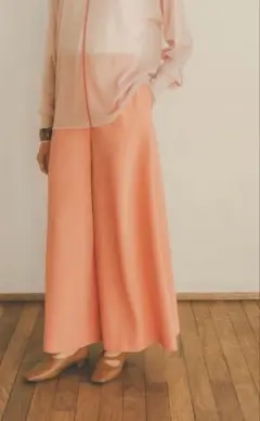 クラネ　GEORGETTE LOOSE WIDE PANTS