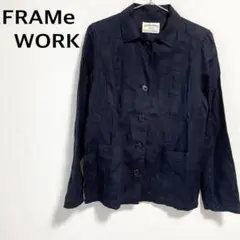 FRAMeWORKのリネンジャケット