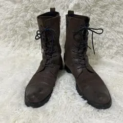 BURBERRY BLACK LABEL バーバリー サイドジップ ブーツ