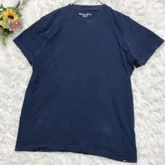 コムシコムサ【Ⅿ】コットン100％　半袖Tシャツ　シンプル　定番　ネイビー