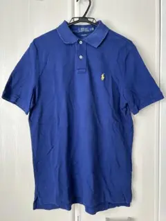 POLO RALPH LAUREN ブルー クラシックフィットポロシャツ M