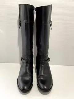 極美品 Giano Valentino 本革ロング ブーツ
