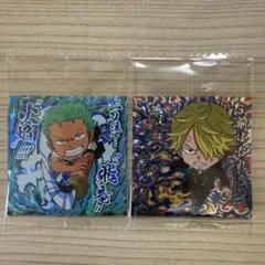 ワンピース　大海賊シールウエハース　log.12 ゾロ　サンジ