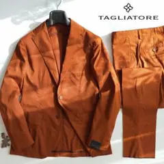 【新品】TAGLIATORE テラコッタ 茶色 イージースーツ アンコン