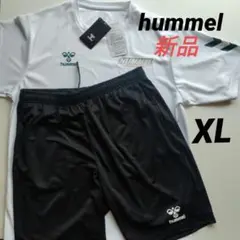 新品 ヒュンメル Tシャツ ハーフパンツセット プラクティスTスーツ メンズXL