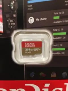SanDisk Extreme 256GB microSDカード